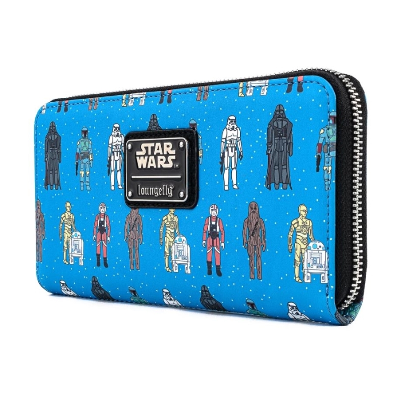 FUNKO ACTION FIGURES FUNKO LF STAR WARS AOP ZIP AROUND WALLET